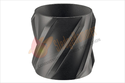 Zinc Spiral Vane Solid Rigid Centralizer